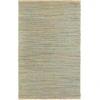 LR Home Natural Fiber Tan/Blue/Green 03313 10 ft. X 14 ft. Rect. Rug