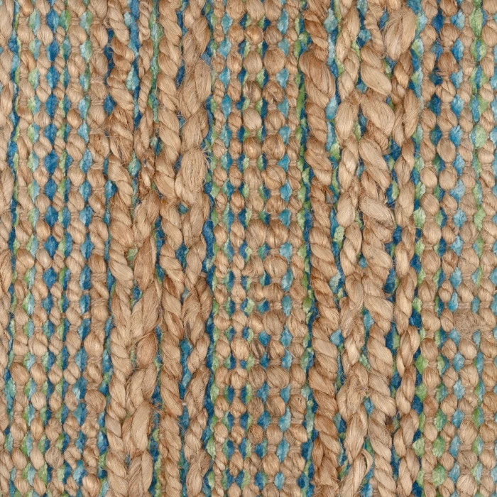 Rugs Town Fiber Tan/Blue/Green 3313 10 ft. X 14 ft. Rect. Rug