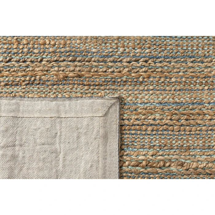 LR Home Natural Fiber Blue NATUR 9ft. x 12ft. Rectangle Rug