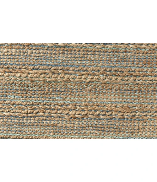 LR Home Natural Fiber Blue NATUR 9ft. x 12ft. Rectangle Rug