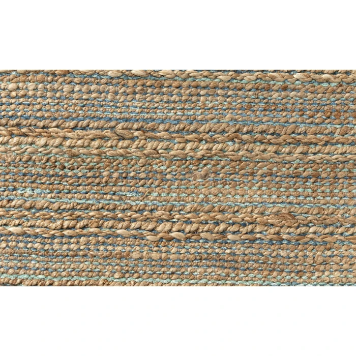 LR Home Natural Fiber Blue NATUR 9ft. x 12ft. Rectangle Rug