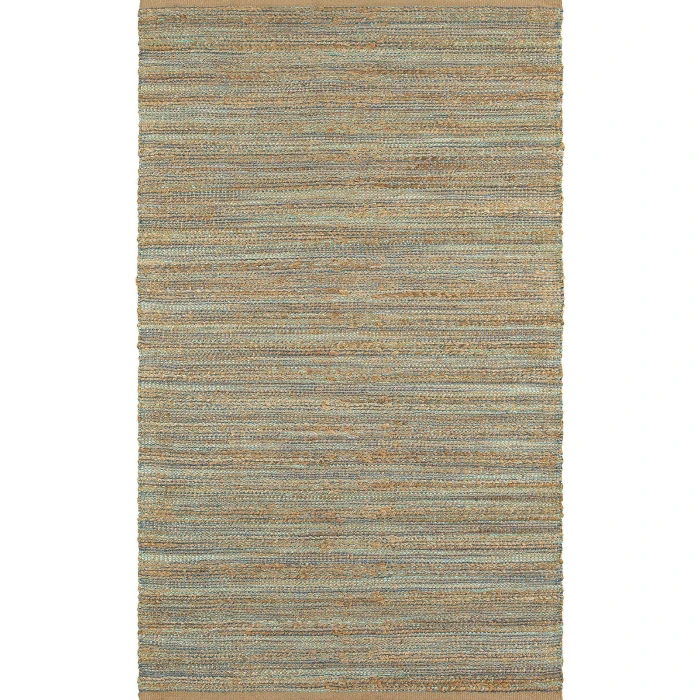 Rugs Town Fiber Tan/Teal/Gray 3314 10 ft. X 14 ft. Rect. Rug
