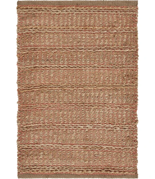 LR Home Natural Fiber Tan NATUR 9ft. x 12ft. Rectangle Rug