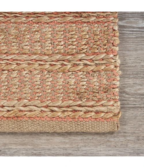 LR Home Natural Fiber Tan NATUR 9ft. x 12ft. Rectangle Rug