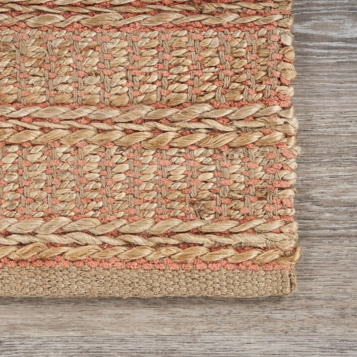 LR Home Natural Fiber Tan NATUR 9ft. x 12ft. Rectangle Rug