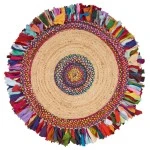 Rugs Town Fiber 3327 Multi 3'6" Round Rug