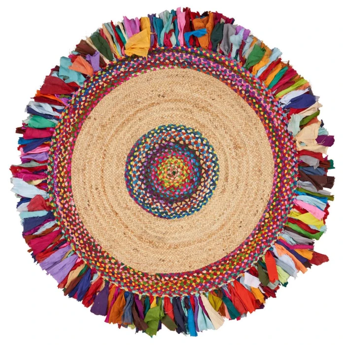 Rugs Town Fiber 3327 Multi 5'6" Round Rug