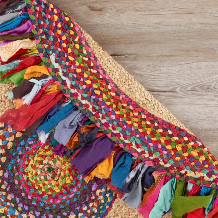 Rugs Town Fiber 3327 Multi 5'6" Round Rug