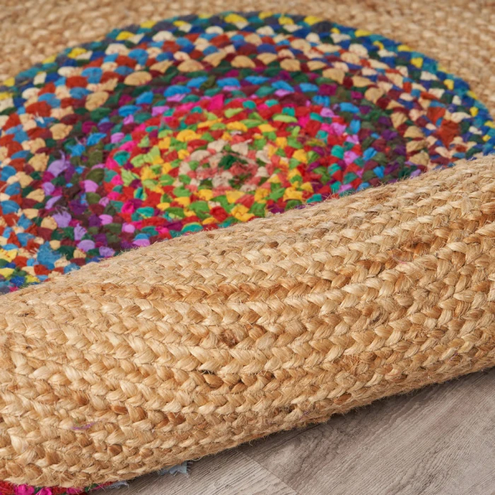 Rugs Town Fiber 3327 Multi 5'6" Round Rug