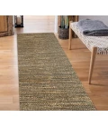 LR Home Natural Fiber Tan/Gray 03336 2 ft. 6 in. X 7 ft. 9 in. Rect. Rug