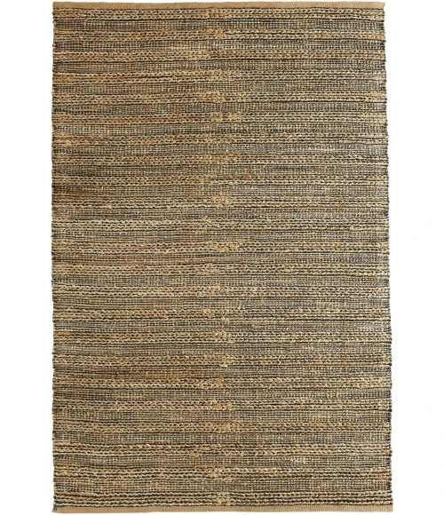 LR Home Natural Fiber Tan/Gray 03336 7 ft. 9 in. X 9 ft. 9 in. Rect. Rug