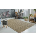 LR Home Natural Fiber Brown NATUR 4ft. x 6ft. Rectangle Rug