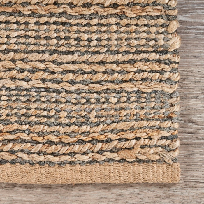 Rugs Town Fiber Tan/Gray 3336 7 ft. 9 in. X 9 ft. 9 in. Rect. Rug