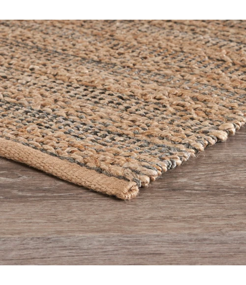 LR Home Natural Fiber Tan/Gray 03336 7 ft. 9 in. X 9 ft. 9 in. Rect. Rug