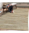 LR Home Natural Fiber Natural Jute/Navy blue 03338 2 ft. X 3 ft. Rect. Rug