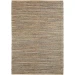 LR Home Natural Fiber Natural Jute/Navy blue 03338 9 ft. X 12 ft. Rect. Rug
