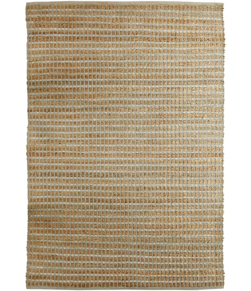 LR Home Natural Fiber Natural/Gray 03341 5 ft. X 7 ft. 9 in. Rect. Rug