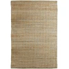 LR Home Natural Fiber Natural/Gray 03341 7 ft. 9 in. X 9 ft. 9 in. Rect. Rug