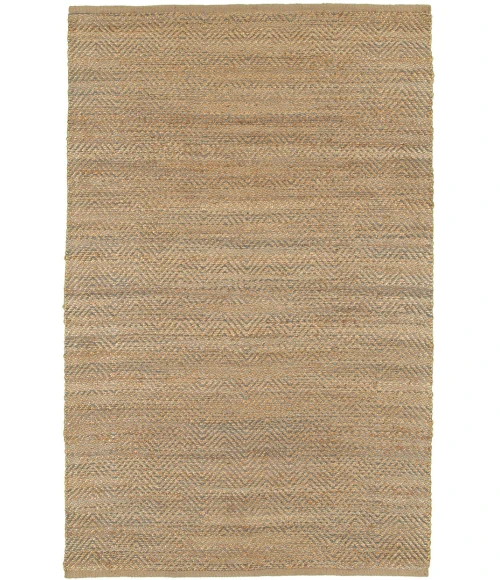 LR Home Natural Fiber Natural/Gray 03344 7 ft. 9 in. X 9 ft. 9 in. Rect. Rug