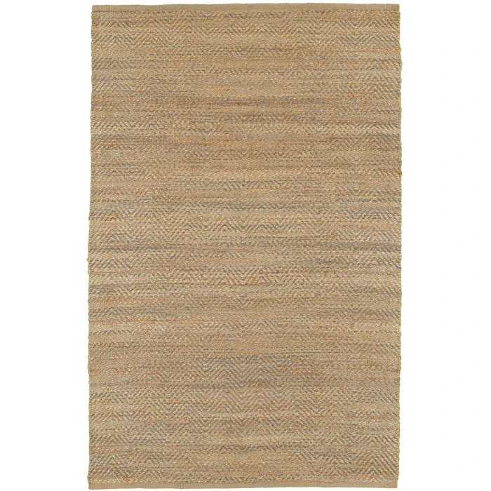 Rugs Town Fiber Natural/Gray 3344 7 ft. 9 in. X 9 ft. 9 in. Rect. Rug