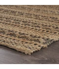 LR Home Natural Fiber Black NATUR 9ft. x 12ft. Rectangle Rug