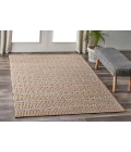 LR Home Natural Fiber Natural/Gray 03376 7 ft. 9 in. X 9 ft. 9 in. Rect. Rug