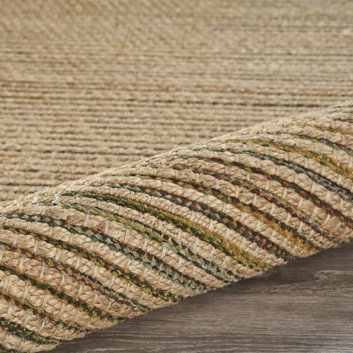 Rugs Town Fiber Tan NATUR 7ft.9in. x 9ft.9in. Rectangle Rug