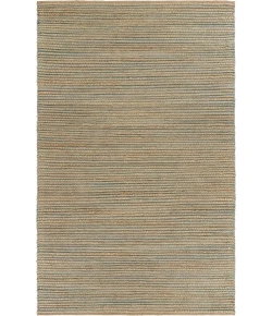 LR Home Natural Fiber Natural/Blue 03378 5 ft. X 7 ft. 9 in. Rect. Rug