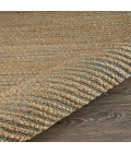 LR Home Natural Fiber Natural/Blue 03378 5 ft. X 7 ft. 9 in. Rect. Rug
