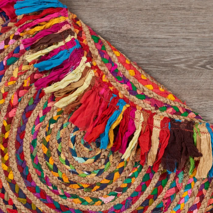 Rugs Town Fiber 3382 Multi 3'6" Round Rug
