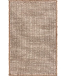 LR Home Natural Fiber Tan/Off-White 03385 9 ft. X 12 ft. Rect. Rug