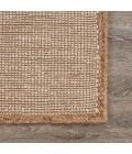 LR Home Natural Fiber Tan/Off-White 03385 9 ft. X 12 ft. Rect. Rug