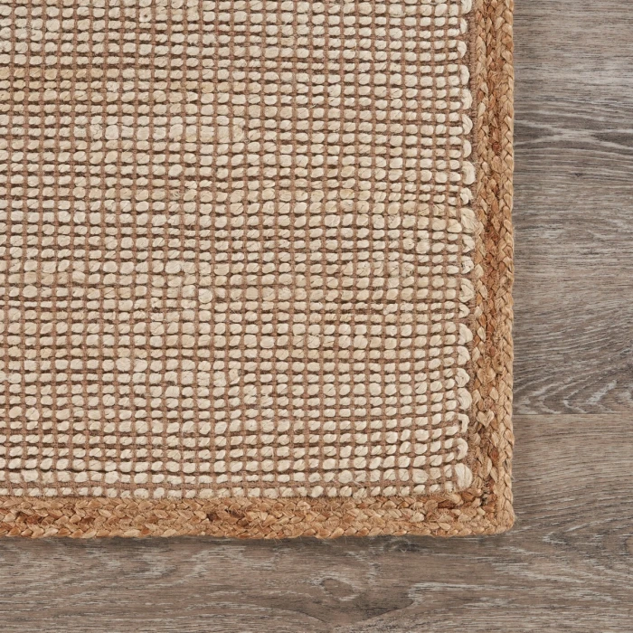 Rugs Town Fiber Tan/Off-White 3385 7 ft. 9 in. X 9 ft. 9 in. Rect. Rug