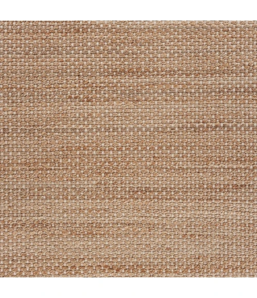LR Home Natural Fiber Tan/Off-White 03386 7 ft. 9 in. X 9 ft. 9 in. Rect. Rug