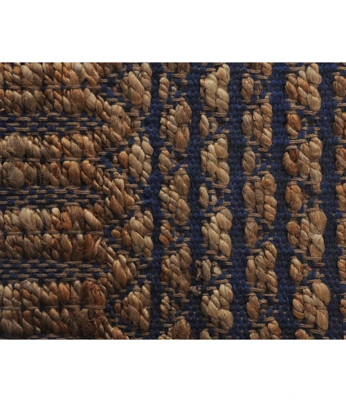 LR Home NATURAL FIBER 3388 Insignia Blue 5' X 7'9 Rect. Rug