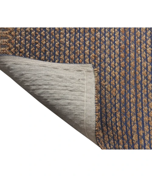 LR Home NATURAL FIBER 3388 Insignia Blue 5' X 7'9 Rect. Rug