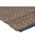 LR Home NATURAL FIBER 3388 Insignia Blue 5' X 7'9 Rect. Rug