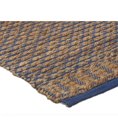 LR Home NATURAL FIBER 3388 Insignia Blue 5' X 7'9 Rect. Rug