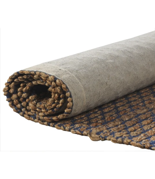 LR Home NATURAL FIBER 3388 Insignia Blue 5' X 7'9 Rect. Rug