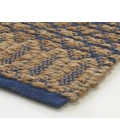 LR Home NATURAL FIBER 3388 Insignia Blue 5' X 7'9 Rect. Rug
