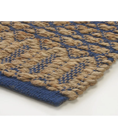 LR Home NATURAL FIBER 3388 Insignia Blue 5' X 7'9 Rect. Rug