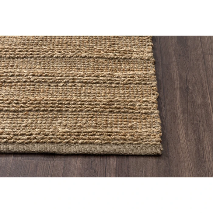 Rugs Town Fiber Beige Clara 2ft.6in. x 7ft.9in. Rect. Rug