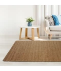 LR Home Natural Fiber Natural 03389 7 ft. 9 in. X 9 ft. 9 in. Rect. Rug