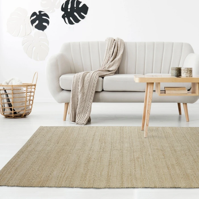 Rugs Town Fiber Ivory NATUR 10ft. x 14ft. Rectangle Rug