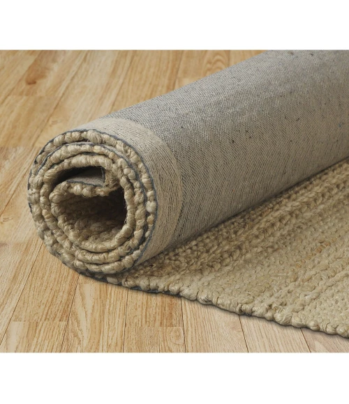 LR Home Natural Fiber Bleach/Ivory 03390 5 ft. X 7 ft. 9 in. Rect. Rug