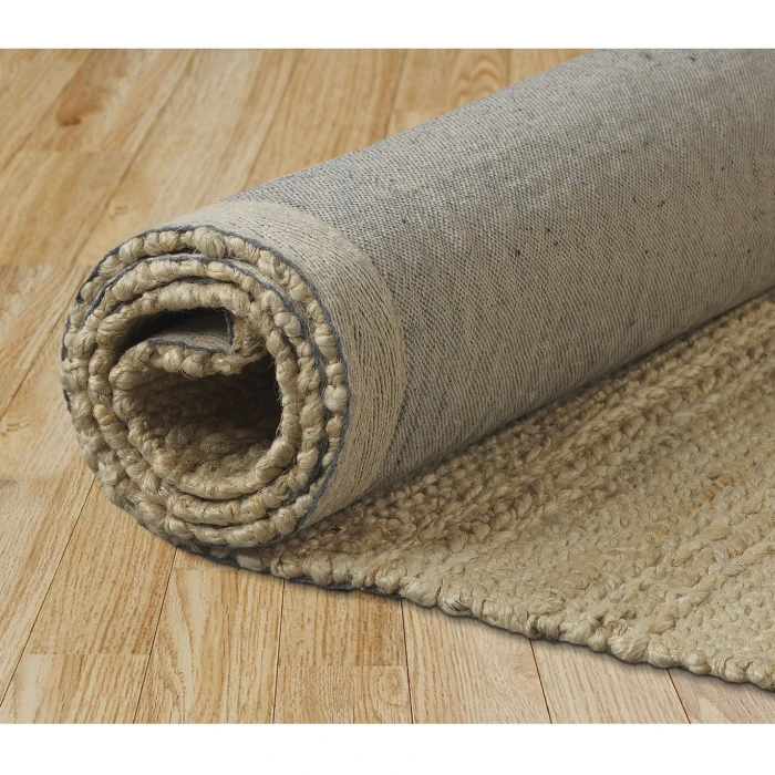 LR Home Natural Fiber Bleach/Ivory 03390 5 ft. X 7 ft. 9 in. Rect. Rug