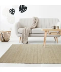 LR Home Natural Fiber Bleach/Ivory 03390 5 ft. X 7 ft. 9 in. Rect. Rug