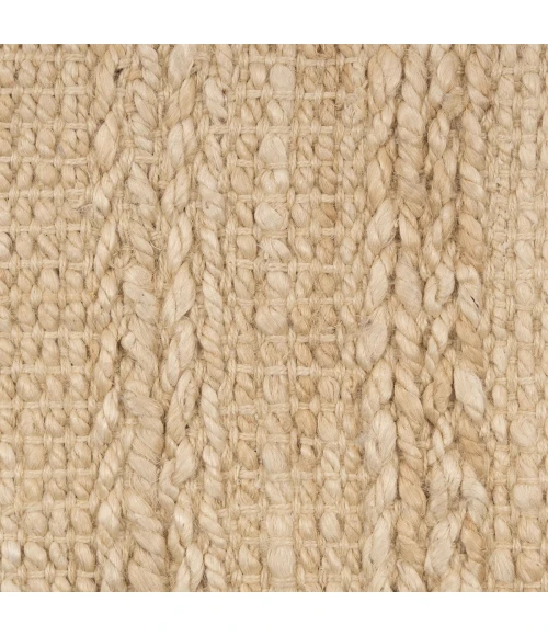 LR Home Natural Fiber Bleach/Ivory 03390 5 ft. X 7 ft. 9 in. Rect. Rug