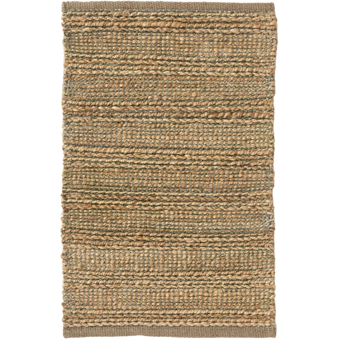 Rugs Town Fiber Green NATUR 2ft. x 3ft. Rectangle Rug