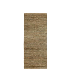 Nathalia NAT-AJ Natural jute /smoke green 2 ft. 6 in. x 7 ft. 9 in. Runner Rug